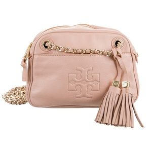 Tory Burch Pebbled Leather Crossbody Bag